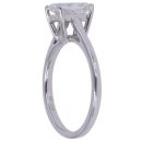 9ct White Gold 1.02ct Radiant Cut Lab Grown Diamond Solitaire Ring