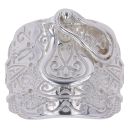 Sterling Silver Saddle Ring
