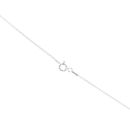 Silver Cubic Zirconia Square Cluster Pendant And 18" Chain by Icesia