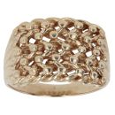 9ct Yellow Gold Five Row Keeper Ring