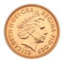 2013 Elizabeth II Fourth Portrait UK Full Sovereign Coin