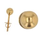 22ct Yellow Gold Ball Stud Earrings