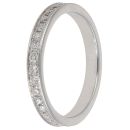 18ct White Gold 0.56ct Brilliant Cut Diamond Full Eternity Ring