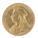 1900 Victoria Old Head UK Full Sovereign Coin