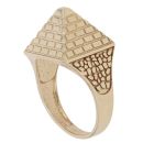 9ct Yellow Gold Pyramid Fancy Ring