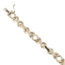 9ct Yellow Gold Fancy Bracelet 7.5"