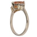 9ct Yellow Gold Cubic Zirconia and Citrine Ring