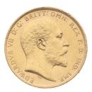 1904 Edward VII Large Head UK Full Sovereign Coin