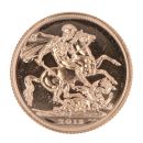 2013 Elizabeth II Fourth Portrait UK Full Sovereign Coin