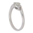 Platinum 0.40ct Brilliant Cut Diamond Two Stone Ring