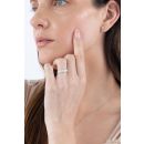 9ct White Gold 0.70ct Oval And Emerald Cut Lab Grown Diamond Ring