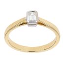 18ct Yellow Gold 0.27ct Diamond Solitaire Ring