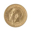 1912 George V Large Head UK Half Sovereign Coin