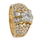 18ct Yellow Gold Fancy Diamond Ring