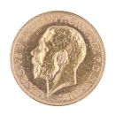 1913 George V Large Head UK Half Sovereign Coin