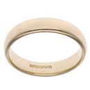 9ct Yellow Gold Wedding Band 4mm