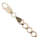 9ct Yellow Gold Curb Bracelet 7.5"