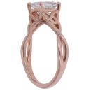 9ct Rose Gold 1.50ct Princess Cut Lab Grown Diamond Solitaire Ring