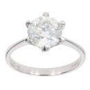 18ct White Gold Diamond Solitaire Ring