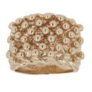 9ct Yellow Gold Six Row Keeper Ring