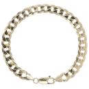 9ct Yellow Gold Curb Bracelet 8"
