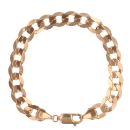 9ct Yellow Gold Curb Bracelet 8"