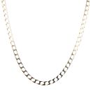 9ct Yellow Gold Square Curb Chain 20"