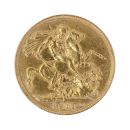 1911 George V Large Head UK Full Sovereign Coin
