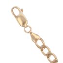 9ct Yellow Gold Curb Bracelet 8"