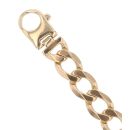 9ct Yellow Gold Curb Bracelet 8.5"