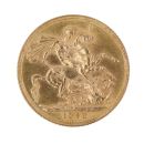 1873 Victoria Young Head UK Full Sovereign Coin