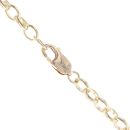 9ct Yellow Gold Ingot Pendant and Belcher Chain 18"