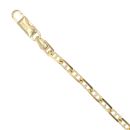 18ct Yellow Gold Anchor Bracelet 8"