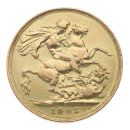 1905 Edward VII Large Head Australia Full Sovereign Coin
