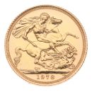 1978 Elizabeth II Decimal Portrait UK Full Sovereign Coin