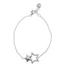 Silver Star Bracelet 7" by Icesia