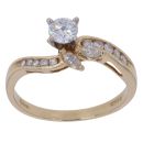 18ct Yellow Gold 0.55ct Brilliant Cut Diamond Solitaire Ring