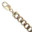 9ct Yellow Gold Curb Bracelet 9"