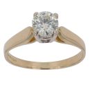 18ct Yellow Gold 0.75ct Brilliant Cut Diamond Solitaire Ring