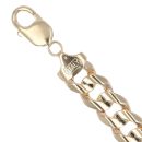 9ct Yellow Gold Curb Bracelet 8"