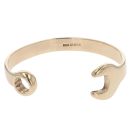9ct Yellow Gold Torque Spanner Bangle