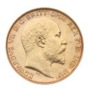 1910 Edward VII Half Sovereign Coin