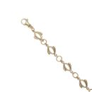 9ct Yellow Gold Fancy Bracelet 7.5"