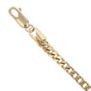 9ct Yellow Gold Gold Foxtail Fancy Bracelet 8"