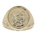 9ct Yellow Gold Coin Fancy Ring