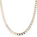 9ct Yellow Gold Curb Chain 22"
