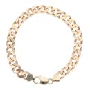 9ct Yellow Gold Curb Bracelet 9"