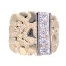9ct Yellow Gold Cubic Zirconia Nugget Ring