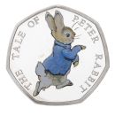 2017 Celebrating Beatrix Potter and Her Little Tales Peter Rabbit 50 Pence Coin