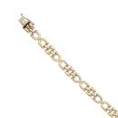 9ct Yellow Gold Fancy Bracelet 7.5"
